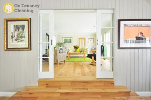 A home with a clean floor