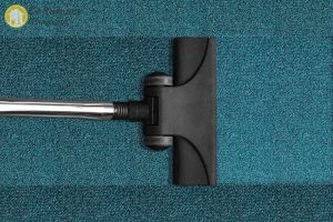 Vacuum-cleaning a carpet